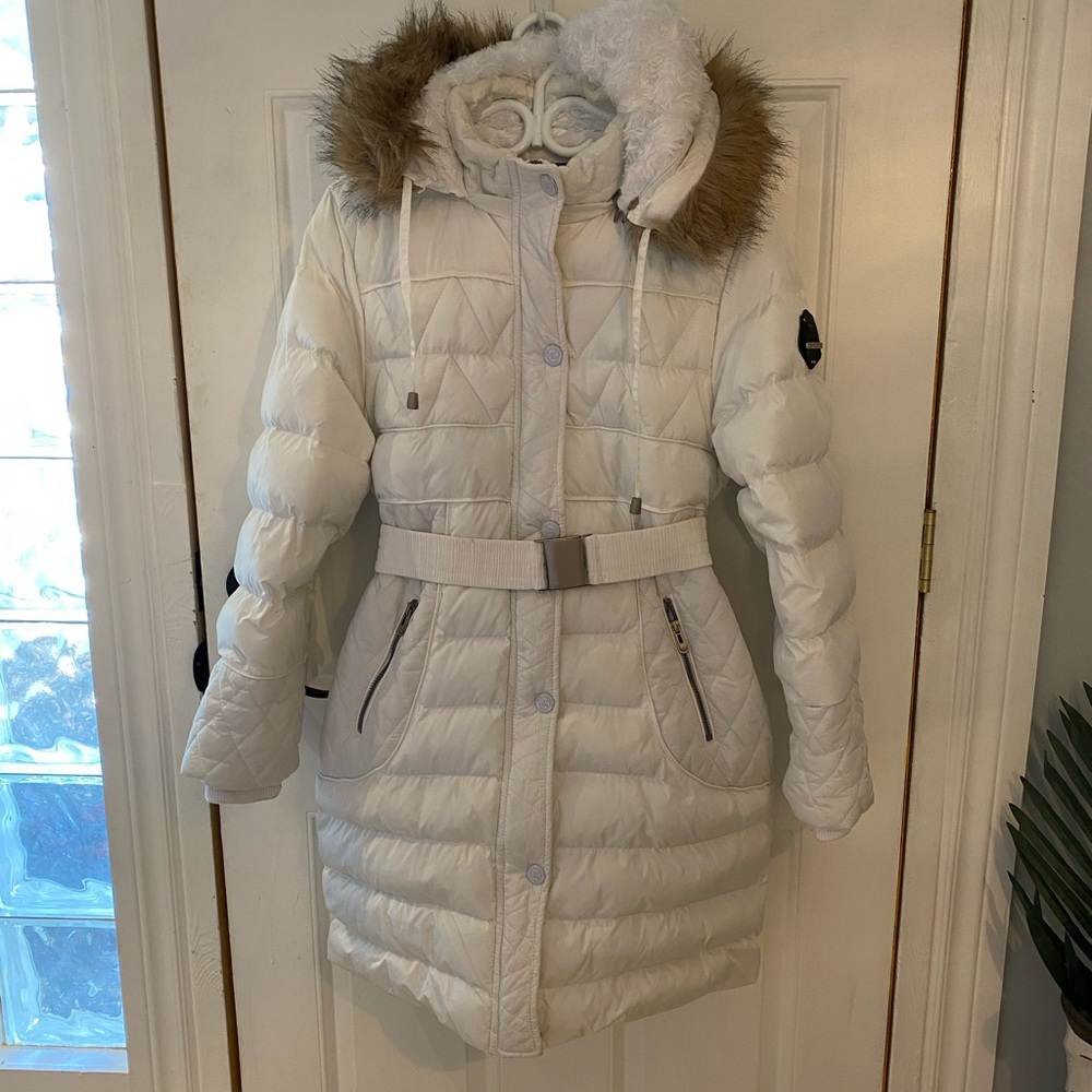 SOLDWhite Winter Coat M